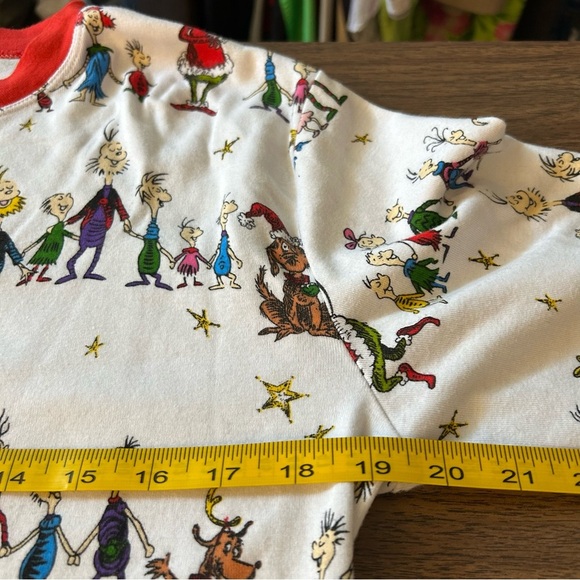 POTTERY BARN Adult Dr. Seuss's The Grinch Organic Cotton Pajama Top Small - Picture 10 of 10